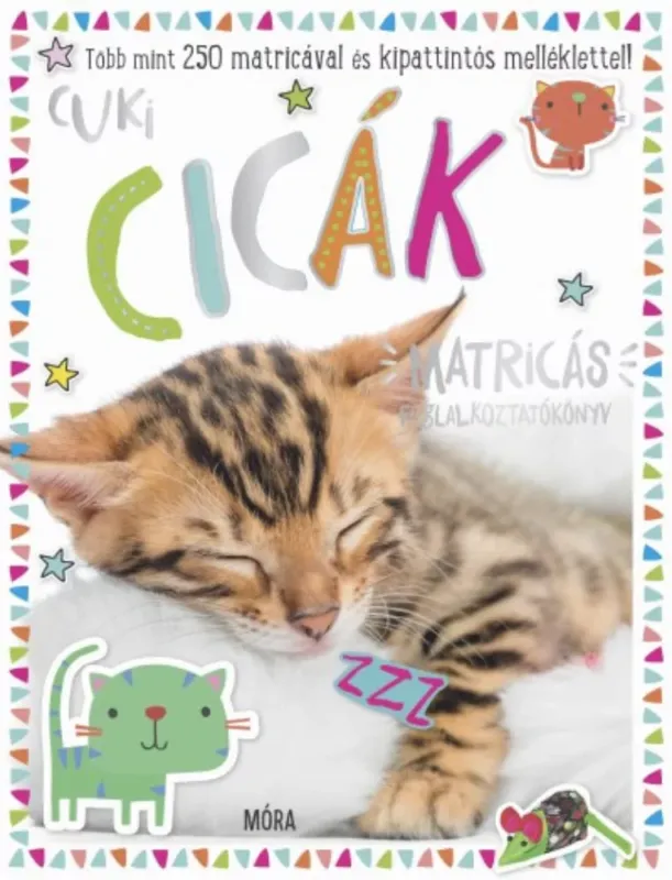 Cuki cicák - Matricás foglalkoztatókönyv Vásárlói kedvenc