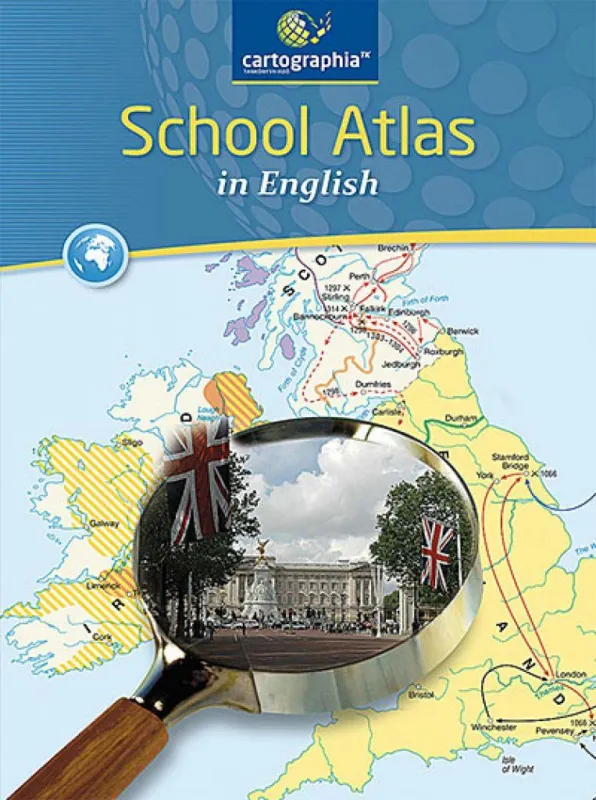 Utolsó esély School Atlas in English – Atlasz az angol két tannyelvű iskolák számára (CR-0092) - 5–12. évfolyam