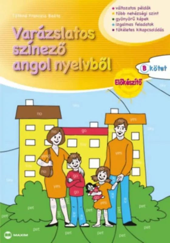Varázslatos színező angol nyelvből - Előkészítő B kötet Biztonságos fizetés