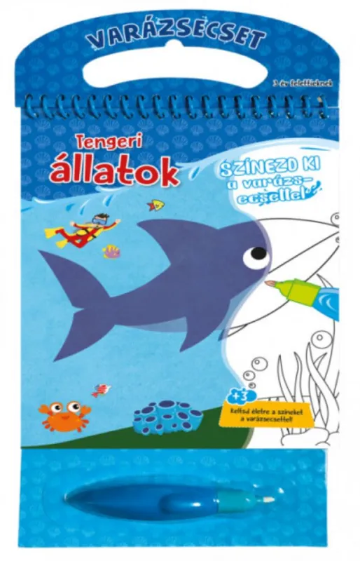 Ajánlat Varázsecset - Tengeri állatok - Színezd ki a varázsecsettel