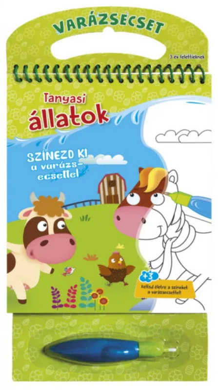 Varázsecset - Tanyasi állatok - Színezd ki a varázsecsettel Csak ma