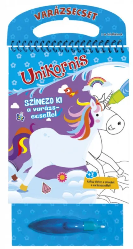 Varázsecset - Unikornis - Színezd ki a varázsecsettel Exkluzív ajánlat