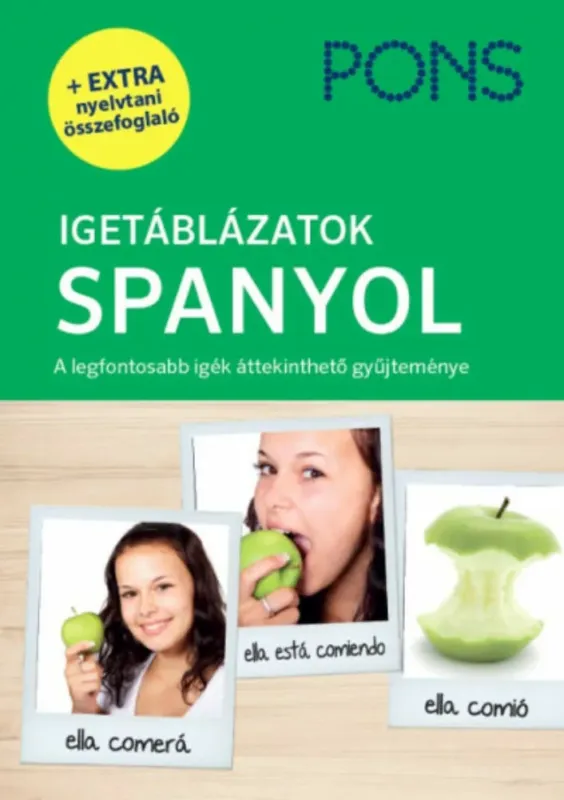 Csak ma PONS Igetáblázatok: Spanyol - A legfontosabb igék áttekinthető gyűjteménye (új kiadás)