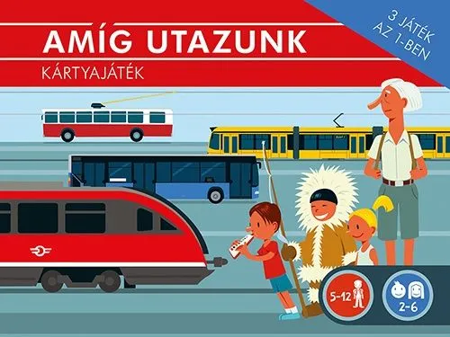 Amíg utazunk - kártyajáték Azonnali szállítás
