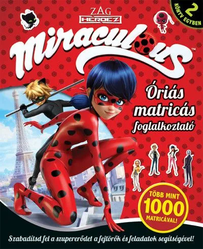 Miraculous - Óriás matricás foglalkoztató Gyors szállítás