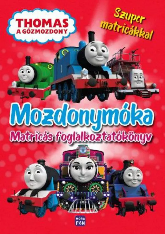 Azonnali szállítás Thomas a Gőzmozdony - Mozdonymóka - Foglalkoztatókönyv 100 matricával