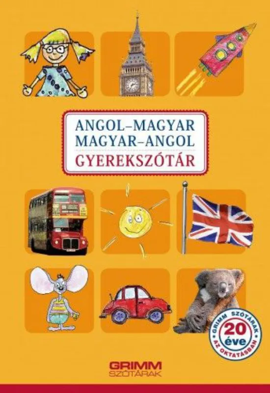 Angol-magyar, magyar-angol gyerekszótár Bestseller