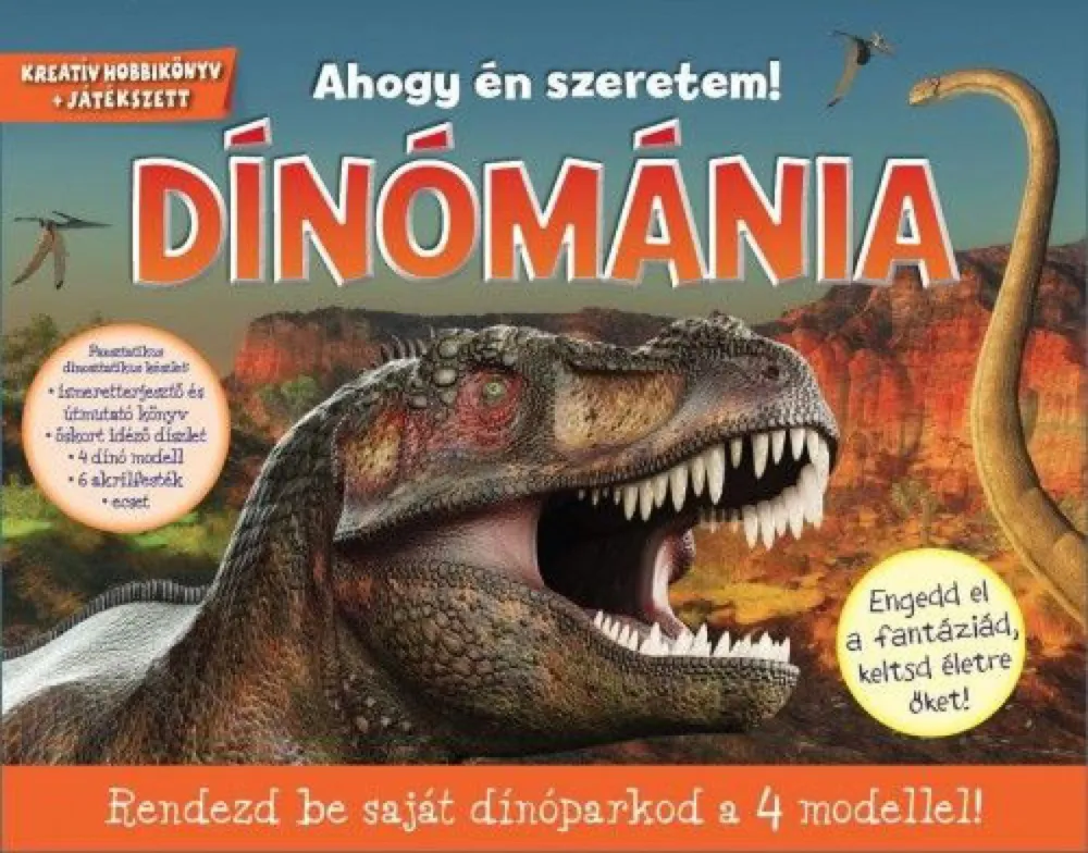 Expressz szállítás Dínómánia - Rendezd be saját dínóparkod a 4 modellel!