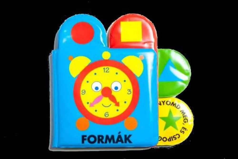 Akciós ár Színes-csipogós fürdőkönyv - Formák