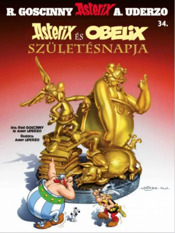 Exkluzív ajánlat Asterix 34. - Asterix és Obelix születésnapja - René Goscinny - Albert Uderzo