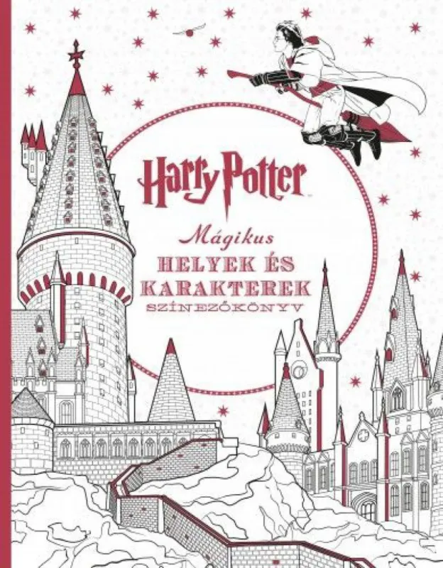 Harry Potter – Mágikus helyek és karakterek színezőkönyv Outlet