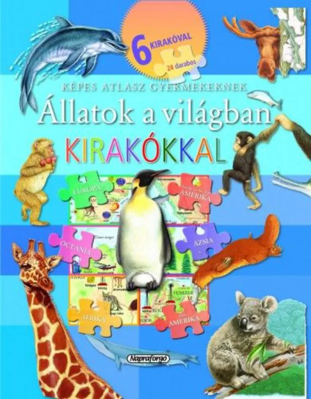 Állatok a világban kirakókkal Olcsóbb