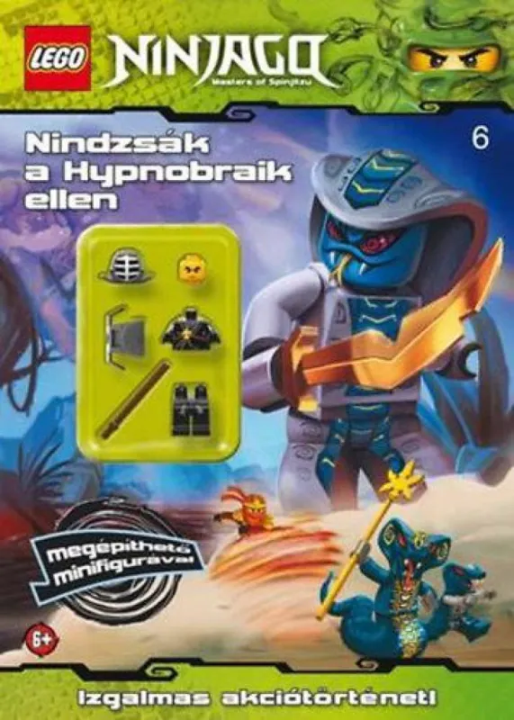 LEGO 6. - Nindzsák a Hypnobraik ellen - Ninjago - minifigurás foglalkoztató Árengedmény