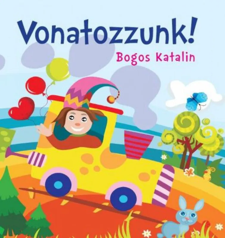 Szezonális akció Vonatozzunk! - Színes szivacskönyv