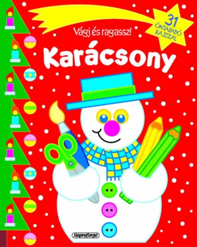 Népszerű Vágj és ragassz! - Karácsony (piros)