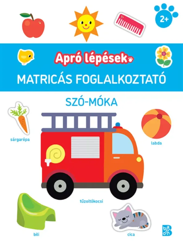 Azonnali szállítás Apró lépések - Szó-móka - Matricás foglalkoztató