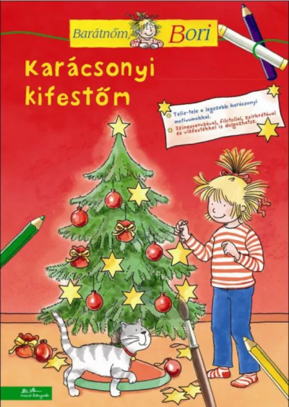 Karácsonyi kifestőm - Barátnőm, Bori foglalkoztató füzet Outlet