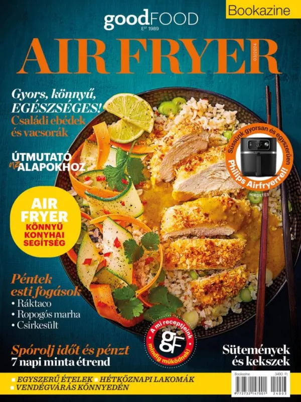 Végkiárusítás AIR FRYER - GOODFOOD BOOKAZINE 2024/3.