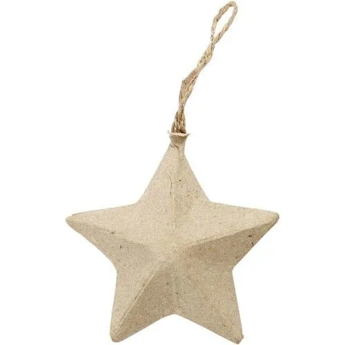 Utolsó esély Papírmasé karácsonyfadíszek, Csillag
