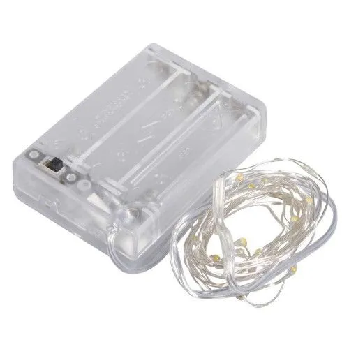 Kedvezmény Mini LED-izzófüzér - MELEG FEHÉR