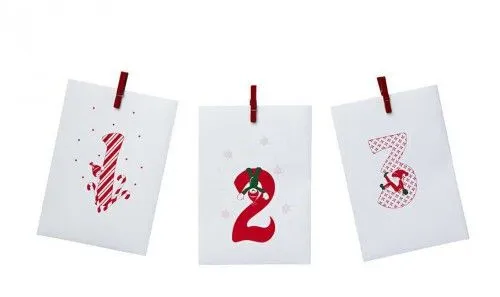 Különleges ajánlat Adventi kalendárium tasakok, 12x7x20cm