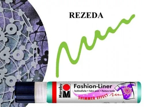 Gyors szállítás Marabu Fashion Kontúr Csillámló Rezeda