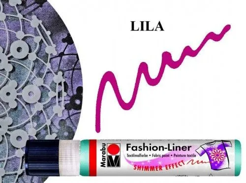 Olcsóbb Marabu Fashion Kontúr Csillámló Lila