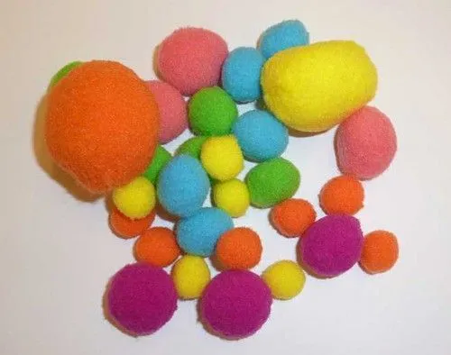 Pom-pom, színes, vegyes, Neon 30 db/cs Nézd meg most