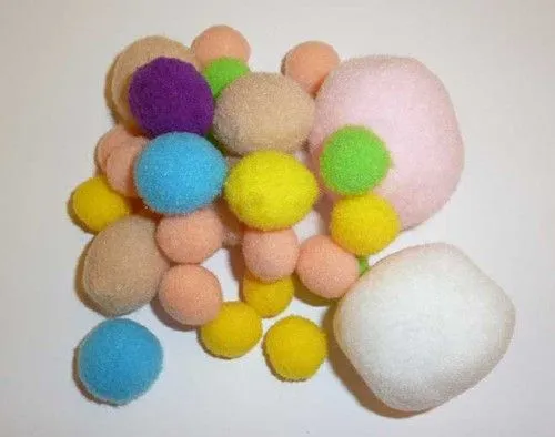 Prémium Pom-pom, színes, vegyes, Pasztell 30db/cs