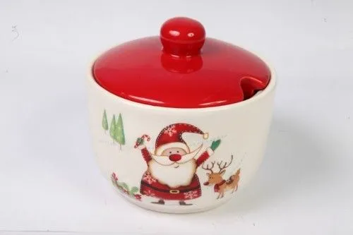 Expressz kézbesítés Karácsonyi kerámia, Fűszertartó kanállal 460ml