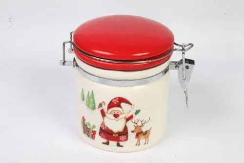 Bestseller Karácsonyi kerámia, Csatos fűszertartó 530ml