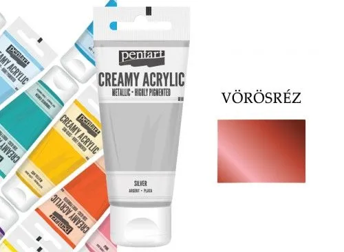 Outlet Tubusos akrilfesték, selyemfényű, 60ml, Vörösréz