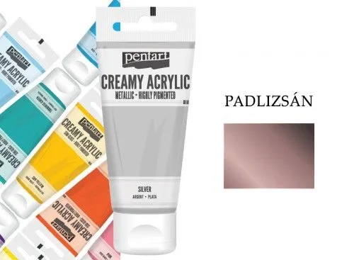 Expressz szállítás Tubusos akrilfesték, metál, 60ml, Padlizsán