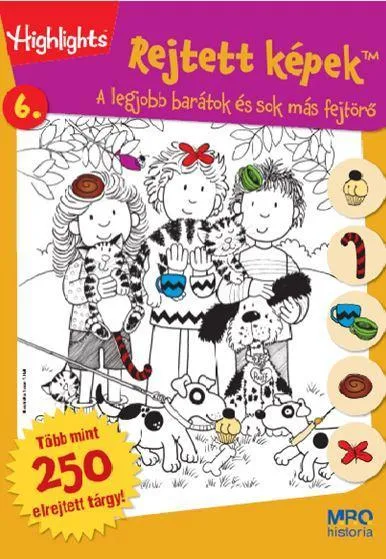 Akciós ár REJTETT KÉPEK 6. - A LEGJOBB BARÁTOK ÉS SOK MÁS FEJTÖRŐ