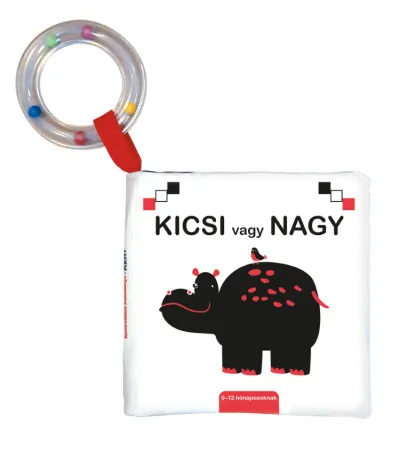 Kontrasztos babakönyv - Kicsi vagy nagy Kiárusítás