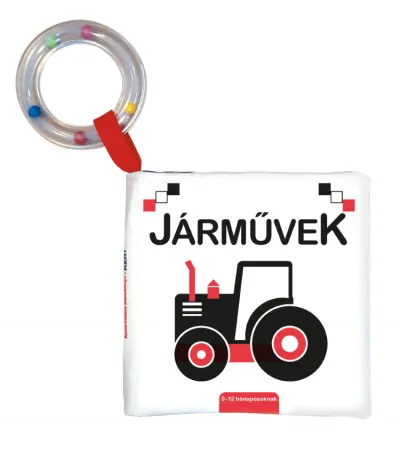 Kontrasztos babakönyv - Járművek Vedd meg most