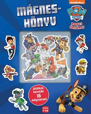Kedvezmény Mancs Őrjárat - Mágneskönyv - Játékos tanulás 16 mágnessel