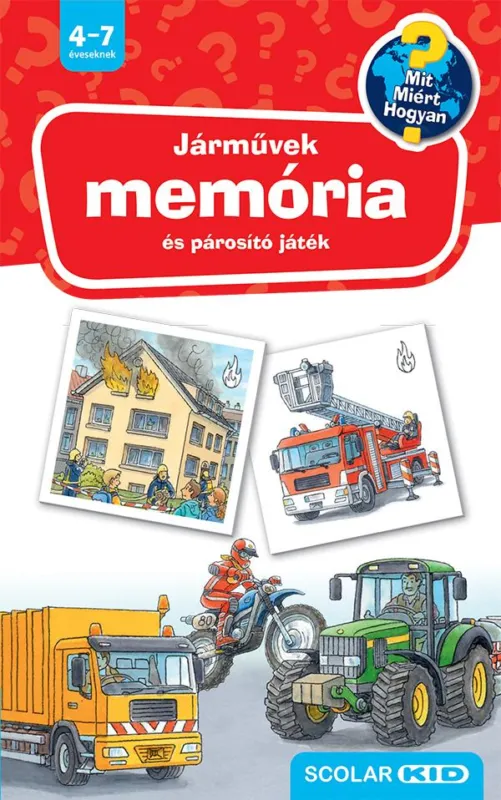 Járművek - Memória- és párosító játék Árengedmény