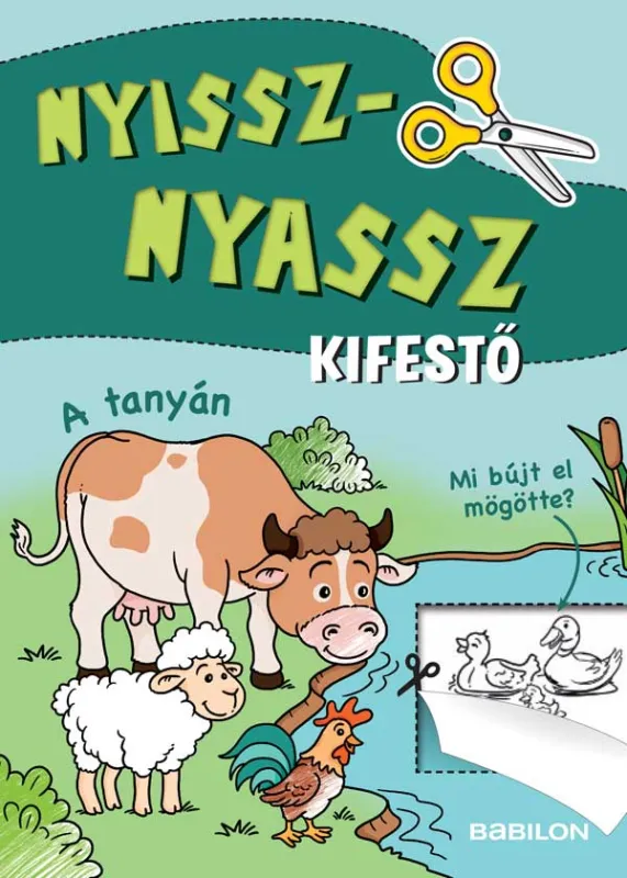 Kiárusítás Nyissz-nyassz kifestő - A tanyán