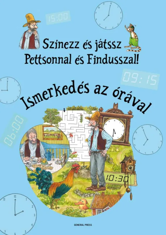 Szuper akció Színezz és játssz Pettsonnal és Findusszal! - Ismerkedés az órával