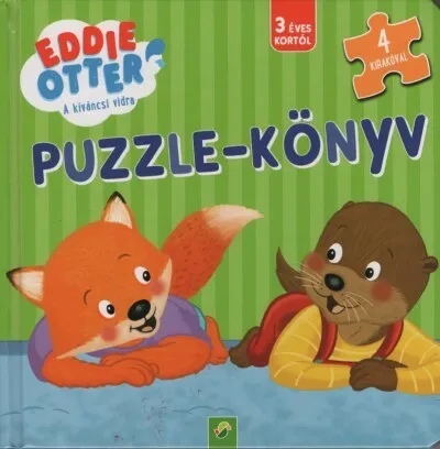 Eddie Otter - A kiváncsi vidra: Puzzle-könyv - 4 kirakóval Biztonságos fizetés