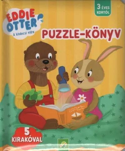Biztonságos fizetés Eddie Otter - A kiváncsi vidra: Puzzle-könyv - 5 kirakóval