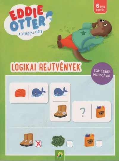 Azonnali szállítás Eddie Otter: Logikai rejtvények - Sok színes matricával