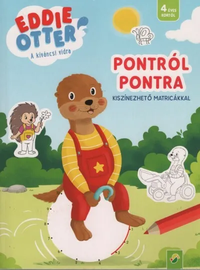 Kedvezmény Eddie Otter: Pontról pontra kiszínezhető matricákkal
