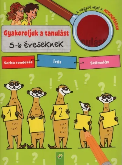 Gyakoroljuk a tanulást - 5-6 éveseknek Biztonságos fizetés