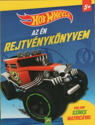 Utolsó esély Hot Wheels: Az én rejtvénykönyvem - Sok-sok színes matricával