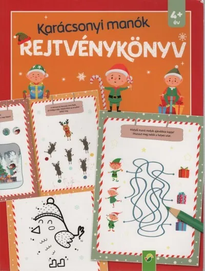 Karácsonyi manók rejtvénykönyv §K Legjobb ár