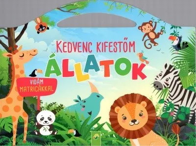 Ne maradj le Kedvenc kifestőm - Állatok - Vidám matricákkal