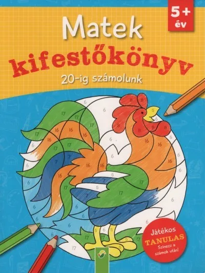 Expressz szállítás Matek kifestőkönyv - 20-ig számolunk