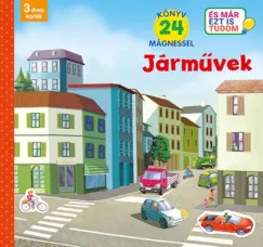 Járművek - Könyv 24 mágnessel - 3 éves kortól Legnépszerűbb